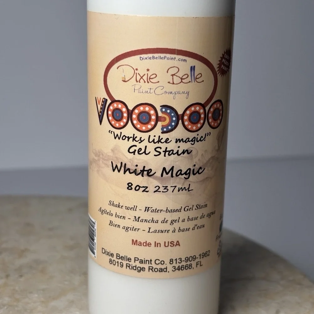 Dixie Belle Voodoo Gel Stain Water Based‎ 8 oz - White Magic